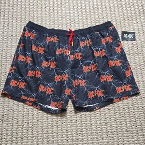ACDC AC/DC Thunder Clap 3XL 48 / 50 Plus Size Rock Band Board Shorts